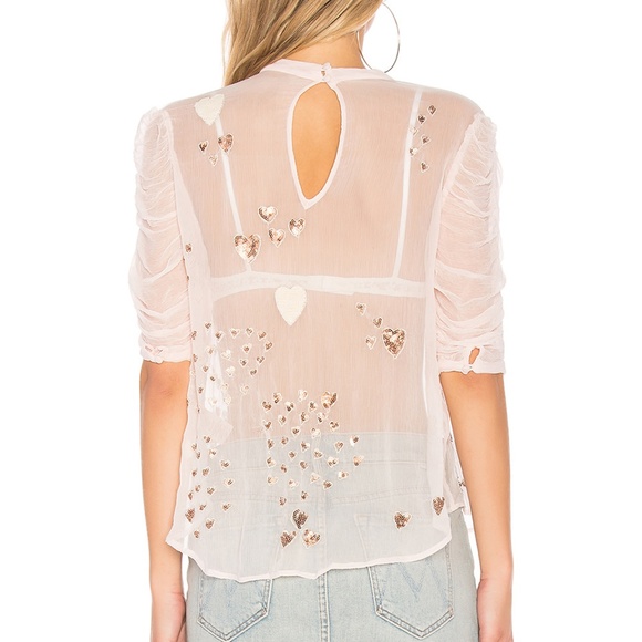 Free People So In Love Embroidered Blouse - Picture 4 of 5